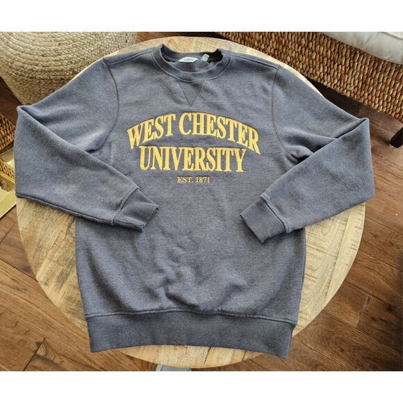 West Chester University Crewneck Gray Sweatshirt Unisex Women’s Size S - Picture 2 of 7